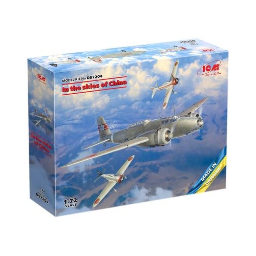 ICM 1/72 In the skies of China  Plastic Model Kit Diorama Set