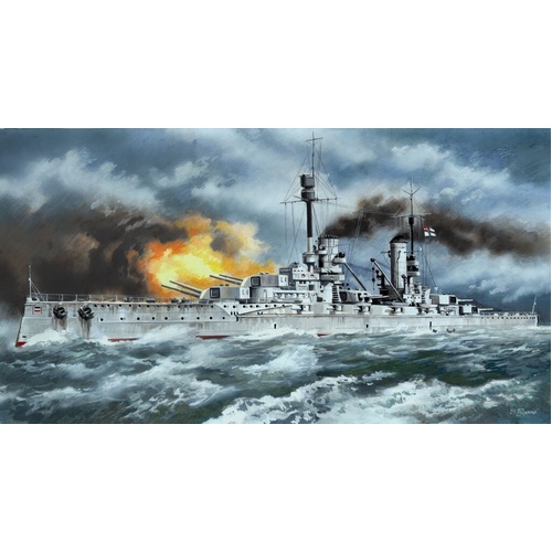 ICM 1/350 'Kronprinz' WWI German Battleship Plastic Model Kit
