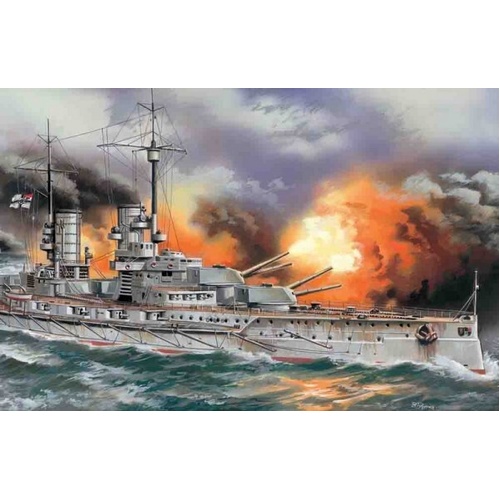 ICM 1/350 'Markgraf' WWI German Battleship Plastic Model Kit