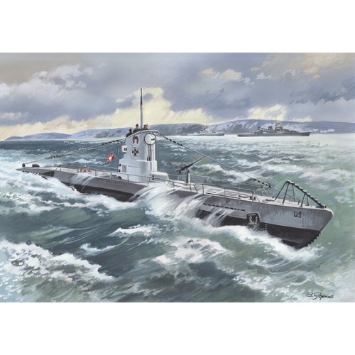 ICM 1/144 U-Boat Type IIB (1939) German Submarine Plastic Model Kit