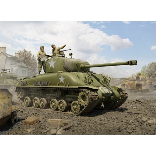 I Love Kit 1/16 M4A1E8 Medium Tank Plastic Model Kit