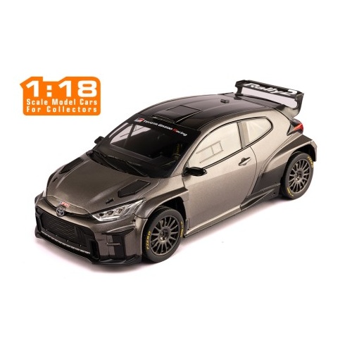 IXO Models 1/18 TOYOTA GR YARIS Rally2 2024 Grey (rally specs)