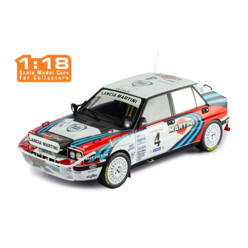 IXO Models 1/18 Lancia Delta Integrale 16V #2 M.Biasion - T.Siviero Safari Rally 1990