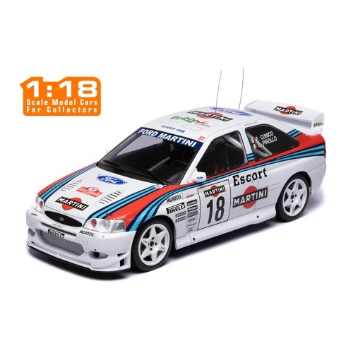 IXO Models 1/18 Ford Escort WRC #18 G.Cunico - L.Pirollo Rally E San Remo 1998