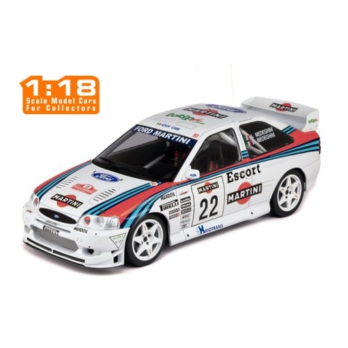IXO Models 1/18 Ford Escort WRC #22 A.Medeghini - B.Medeghini - Capoferri Rally E San Remo 1998