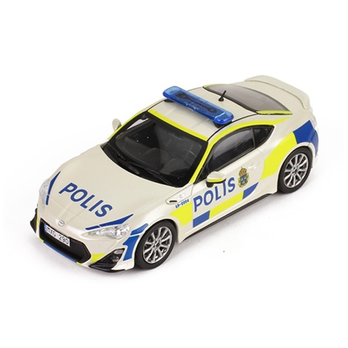 IXO Models 1/43 TOYOTA GT86 2013 Sweden Police Car