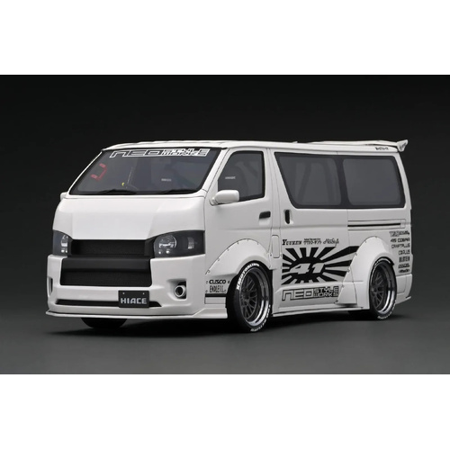 IXO Models 1/43 TOYOTA HIACE WIDEBODY 2018 - PEARL METALLIC WHITE