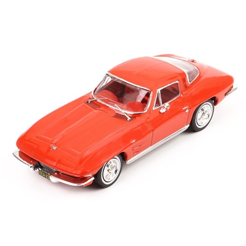 IXO Models 1/43 CHEVROLET Corvette C2 Sting Ray Sport Coupe 1964 Red
