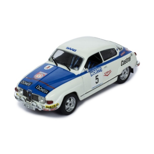 IXO Models 1/43 Saab 96 V4 #5 S.Lampinen - J.Markkanen Rally Of The 1000 Lakes  1976