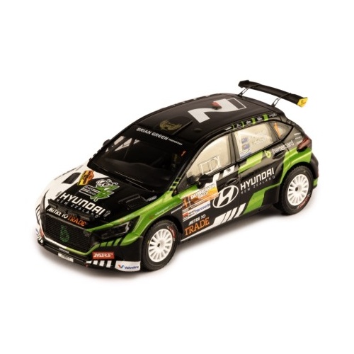 IXO Models 1/43 HYUNDAI i20 N Rally2 #1 H.Paddon - J.Hudson Winner Rally Daybreaker 2024 (With night lights)