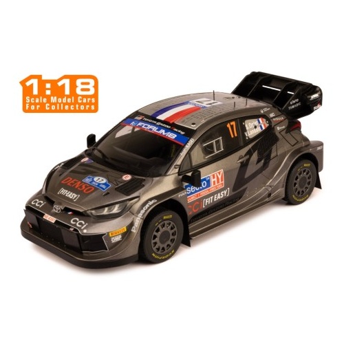 IXO Models 1/18 Toyota GR Yaris Rally1 Hybrid #17 S.Ogier - V.Landals Winner Rally Finland 2024