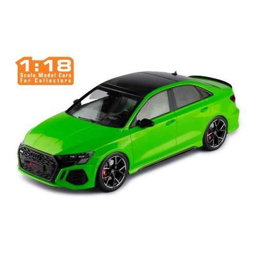 IXO Models 1/18 AUDI RS3 (8Y) Limousine 2022 Green