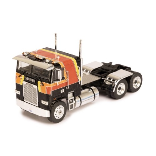 IXO Models 1/43 Freightliner FLA -1993 Black and Orange