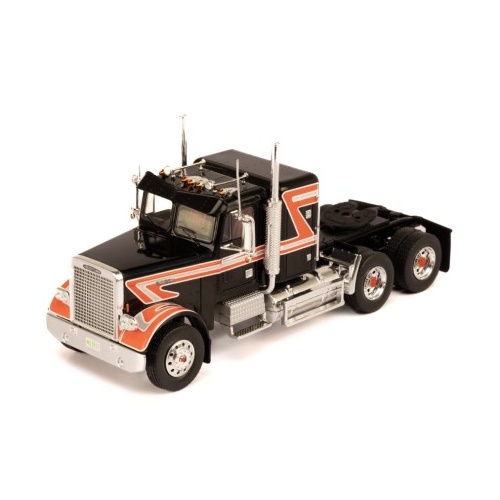 IXO Models 1/43 FREIGHTLINER FLC 120 64 T 1977 Yellow (with sleeper) Black