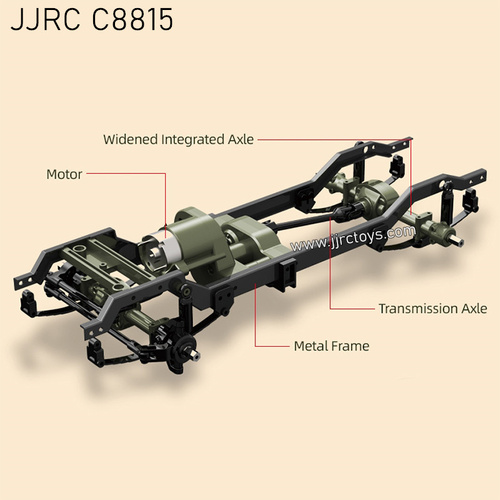 JJRC Aluminum Alloy Chassis [C8815]