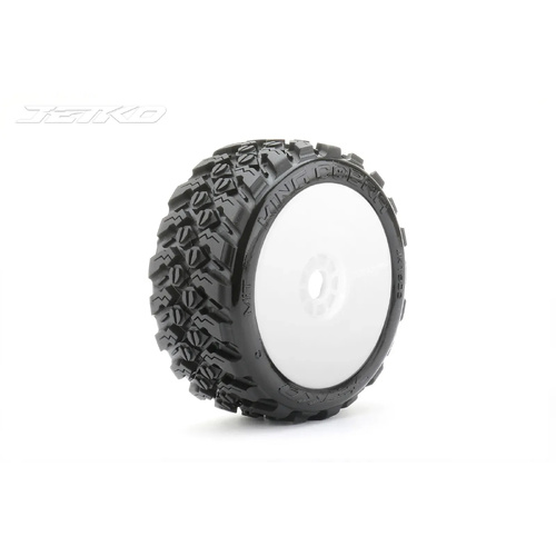 Jetko 1/8 Buggy EX-KING COBRA/Dish LW/White/Medium Soft/Belted [1502DWMSGB]