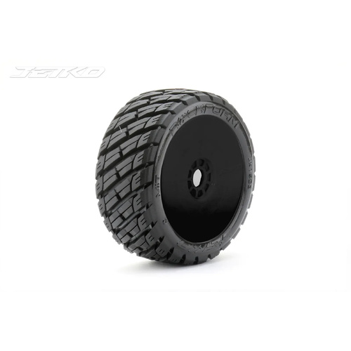 Jetko 1/8 Buggy EX-ROCKFORM/Dish LW/Black Rim/Medium Soft/Belted [1503DBMSGB]