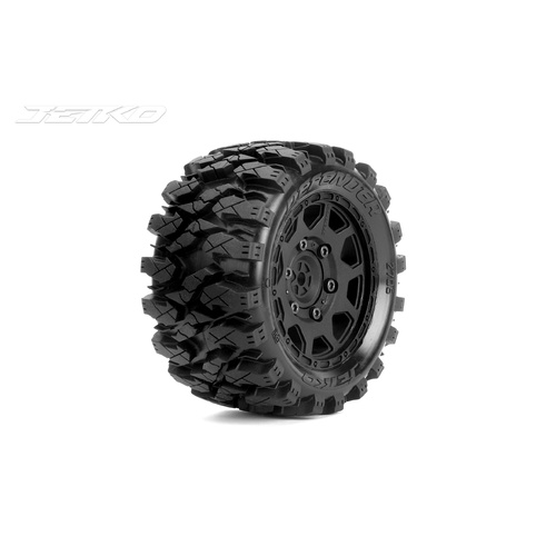 Jetko 1/10 ST 2.8 EX-DEFENDER/Claw Rim/Black/Medium Soft/Glued/Belted