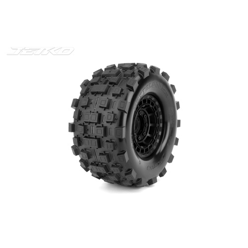 Jetko 1/5 XMT EX-WASTELAND/Claw Rim/Black/Medium Soft/Belted/24mm (TRAXXAS & ARRMA) [5804CBMSGB]