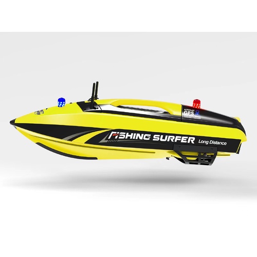 Joysway Fishing Surfer V2 Surfcasting Bait Boat GPS 850mm RTR - Yellow