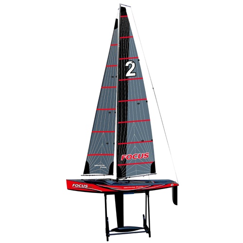 Joysway Focus V3 One Metre Sailboat 995mm Carbon Mast RTR - Red