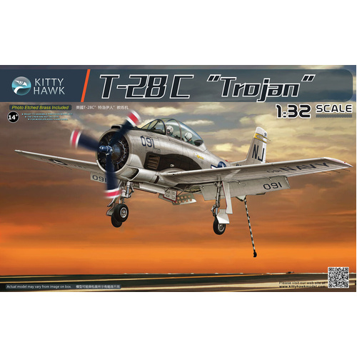 Kitty Hawk 1/32 T-28C Trojan Plastic Model Kit