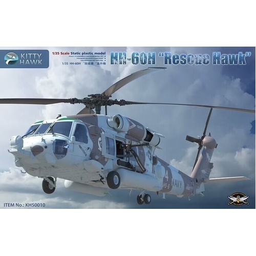 Kitty Hawk 1/35 HH-60H Rescue Hawk Plastic Model Kit