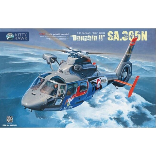 Kitty Hawk 1/48 SA-365N Plastic Model Kit