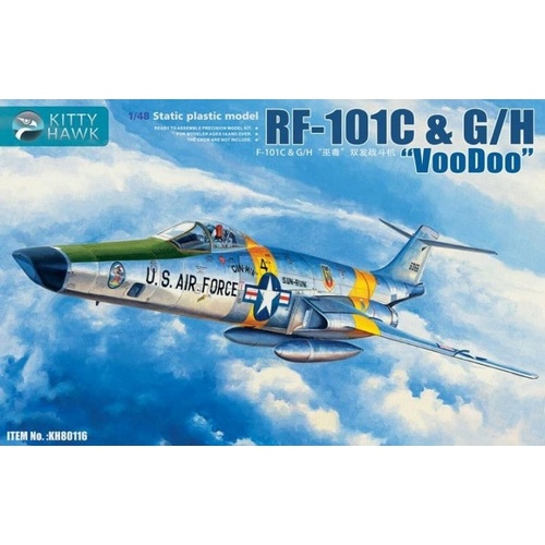 Kitty Hawk 1/48 RF-101 C G/H "Voodoo" Plastic Model Kit