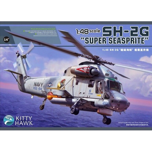 Kitty Hawk 1/48 SH-2G "Seasprite" Plastic Model Kit