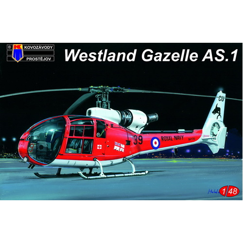 Kovozavody 1/48 Westland Gazele AS.1 Plastic Model Kit