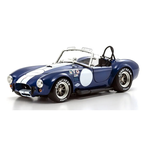 Kyosho Original 1/18 Shelby Cobra 427S/C (Blue Metallic/White) Diecast ModelCar