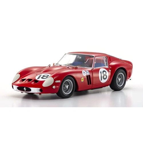 Kyosho 1/18 Ferrari 250 GTO 1963 Daytona 3H Red Nr. 18 Diecast Model Car