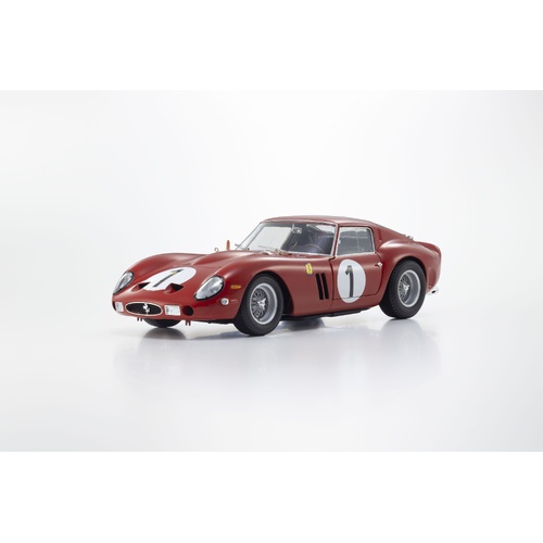 Kyosho Original 1/18 Ferrari 250GTO 1000km Paris Montlhery 3987GT 1962 #24 (Red) Diecast Model Car