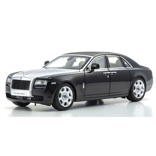 Kyosho 1/18 Rolls-Royce Ghost (Black/Silver) Diecast Model Car