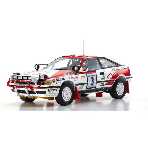 Kyosho 1/18 Toyota CELICA GT-FOUR 1990 Safari Nr. 3 Diecast Model Car