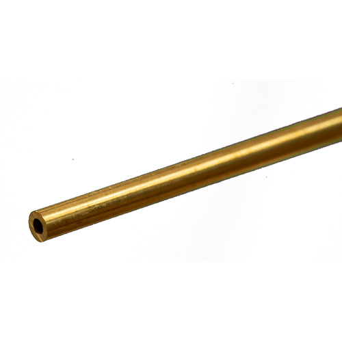 K&S Brass Round Tube 1/8 x 12" 0.029 Wall