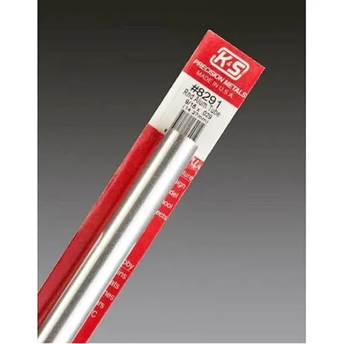 K&S .562 x .029 x 12" Aluminum Tube (1 piece)
