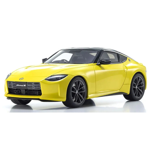 Kyosho 1/18 Nissan Fairlady Z Yellow / Black Resin Model Car