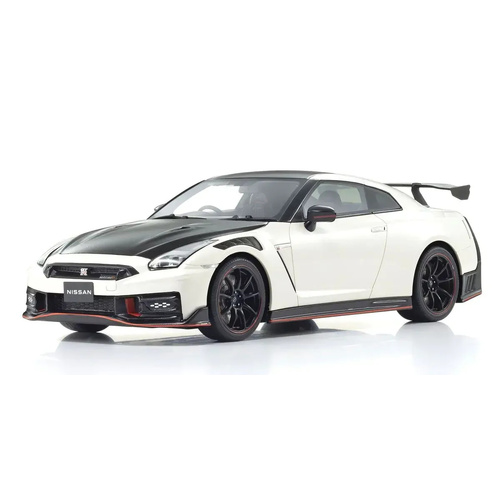 Kyosho 1/18 Nissan GT-R NISMO 2024 Special Edition White Pearl Resin Model Car