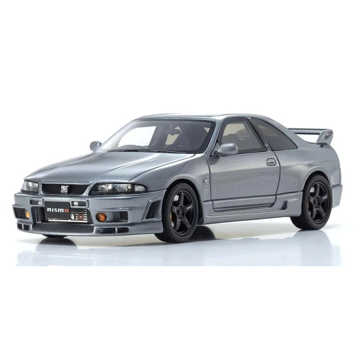 Kyosho 1/43 Nissan Skyline GT-R NISMO Grand touring (R33) Gray metallic Resin Model Car