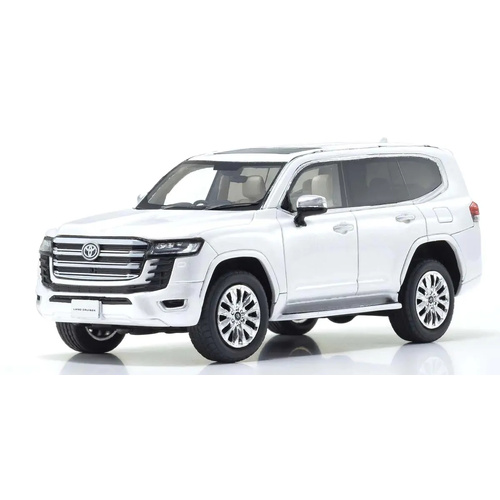 Kyosho 1/43 Toyota Land Cruiser ZX White Resin Model Car