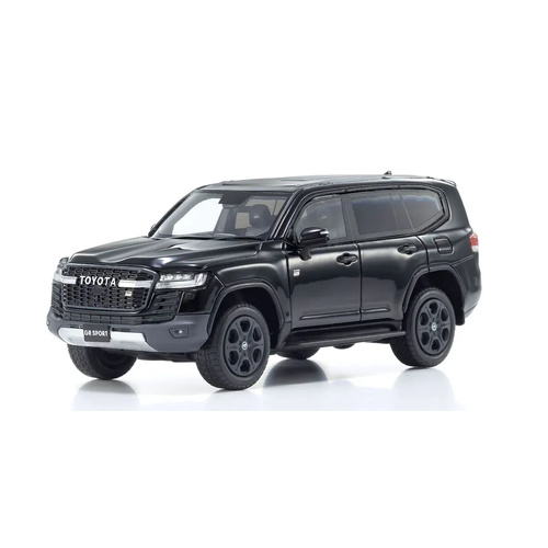 Kyosho 1/43 Toyota Land Cruiser GR SPORT Black Resin Model Car