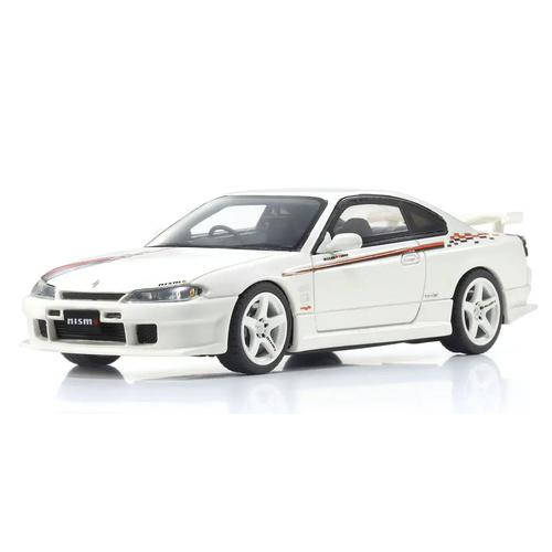 Kyosho 1/43 Nissan Silvia S15 Spec RNISMO Aero White Resin Model Car