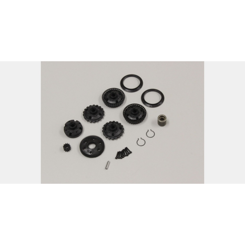 Kyosho Differential Gear Case & Pulley (Suits Optima) OT208B