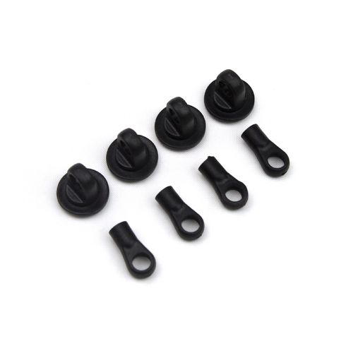 LRP Shock End Set Upper/Lower (8pcs) - S10 Blast