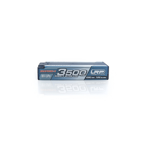 LRP HV Ultra LCG Stock Spec Shorty GRAPHENE-3 3500mAh Hardcase Akku - 7.6V LiPo - 130C/65C