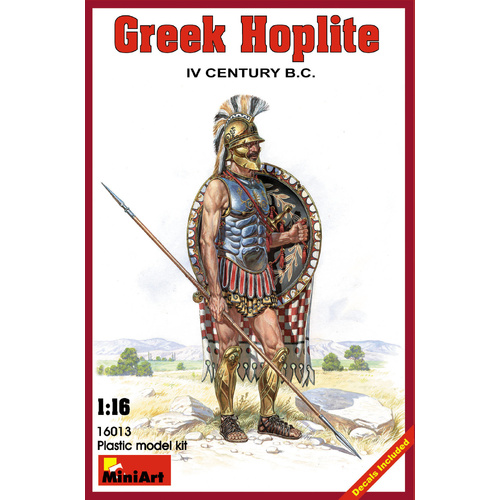 MiniArt 1/16 Greek Hoplite. IV c. B.C. Plastic Model Kit