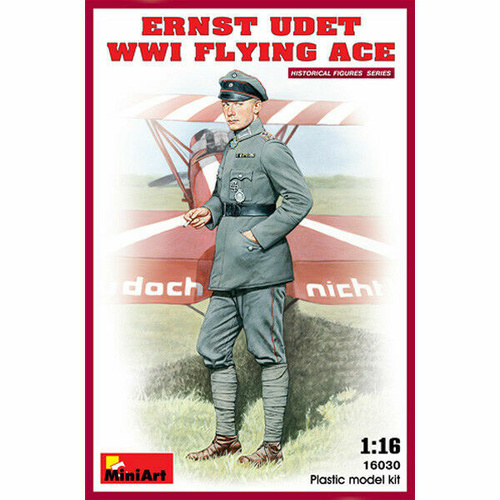 MiniArt 1/16 Ernst Udet. WW1 Flying Ace Plastic Model Kit