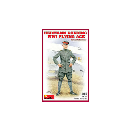 MiniArt 1/16 Hermann Goering. WW1 Flying Ace Plastic Model Kit